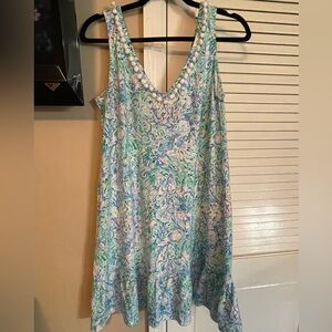 Lilly Pulitzer Camilla VNeck Dress in Surf Blue Soleil It On Me